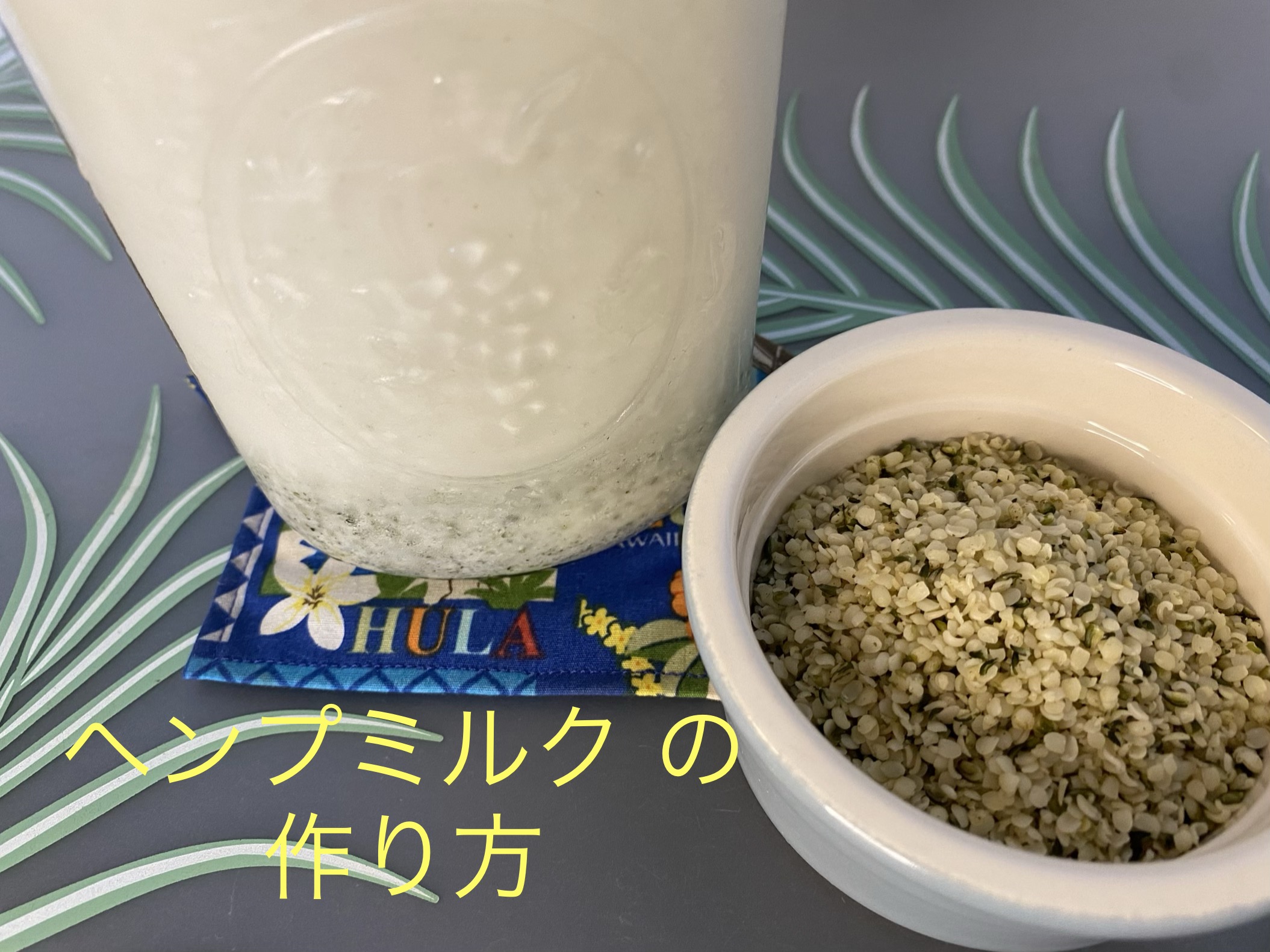 【簡単・おすすめ】ヘンプミルクの作り方~完結編~